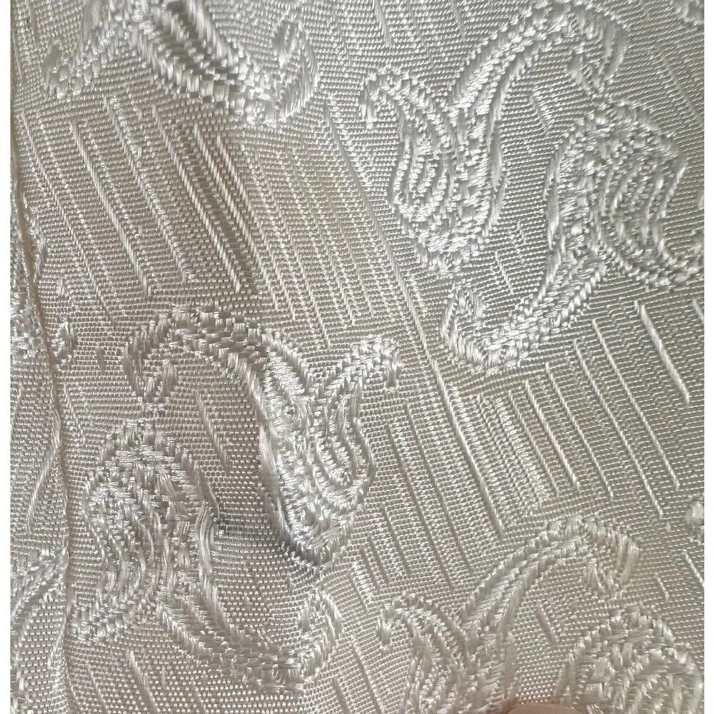 Boys White Sherwani Jacket Beaded Embroidery Gold Buttons 14